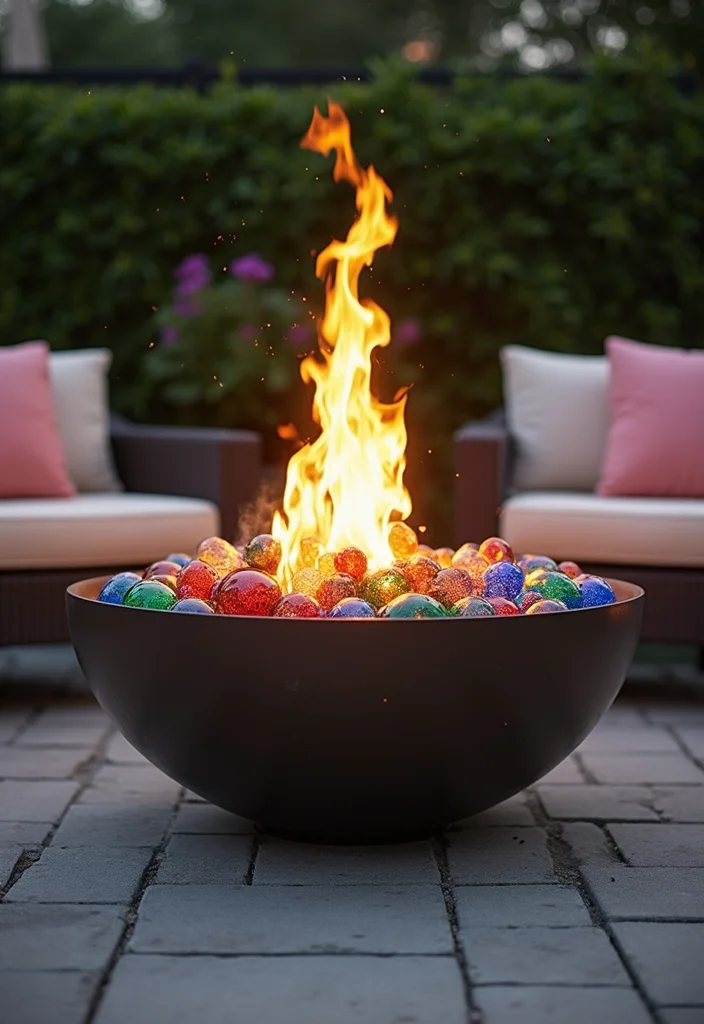 15 Stunning Fire Pit Designs That Will Transform Your Backyard into an Oasis! - 4. Fire Bowl for a Modern Touch