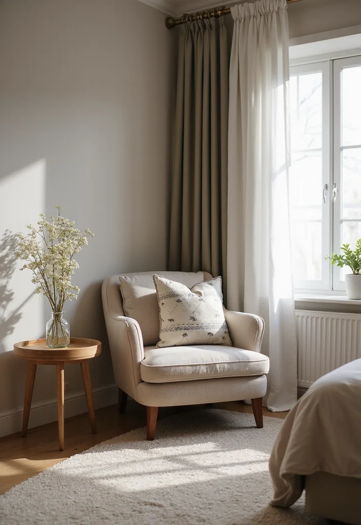 21 Cozy Christian Bedroom Decor Ideas That Will Make You Feel Closer to God! - 17. Comfortable Seating Area