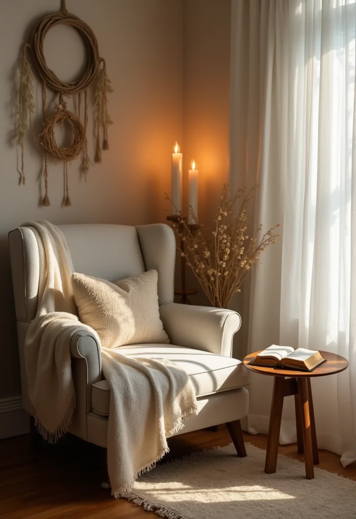 21 Cozy Christian Bedroom Decor Ideas That Will Make You Feel Closer to God! - 3. Prayer Corner