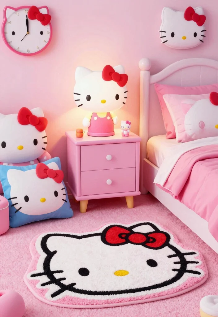 10 Adorable Hello Kitty Themed Room Ideas That Will Make Your Child Squeal with Joy! - 5. Hello Kitty Accessories