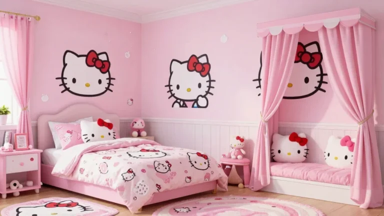 10 Adorable Hello Kitty Themed Room Ideas That Will Make Your Child Squeal with Joy!