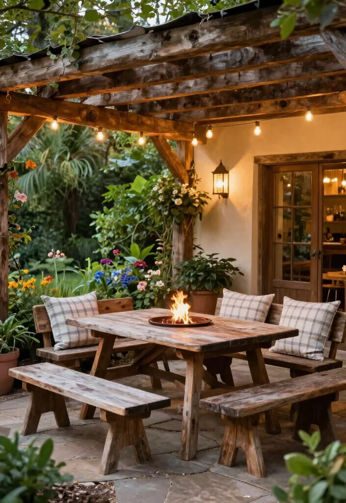 10 Breathtaking Patio Decorating Inspiration Designs That Will Inspire Your Next Project - 3. Rustic Charm