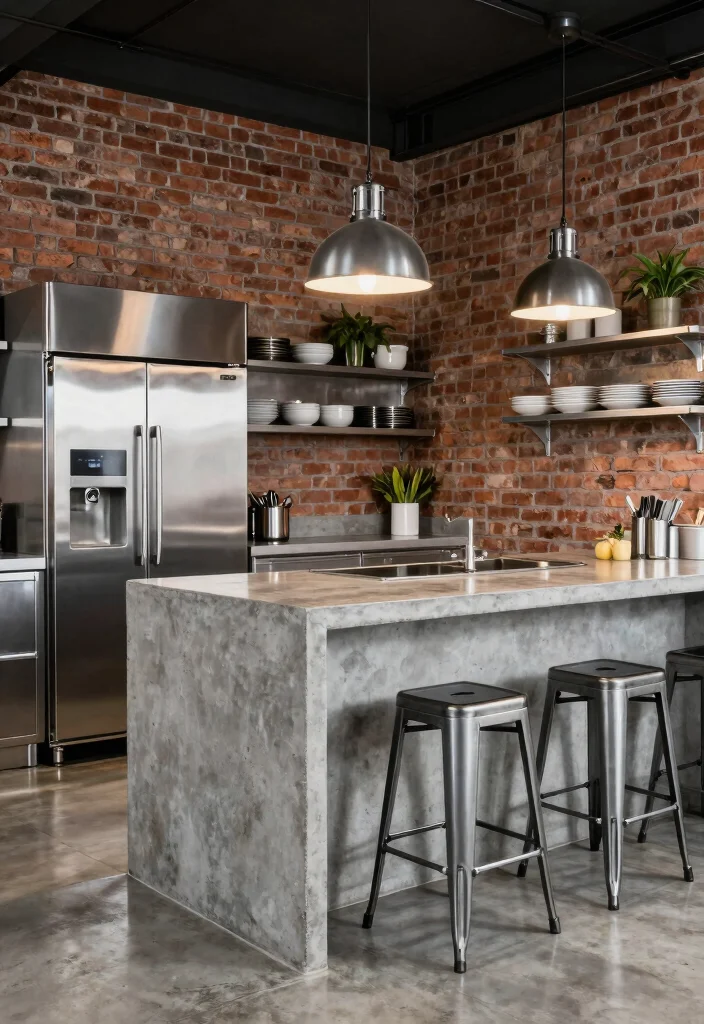 10 Kitchen Decor Inspiration Styles Everyone Will Be Talking About This Year - 3. Industrial Chic 1