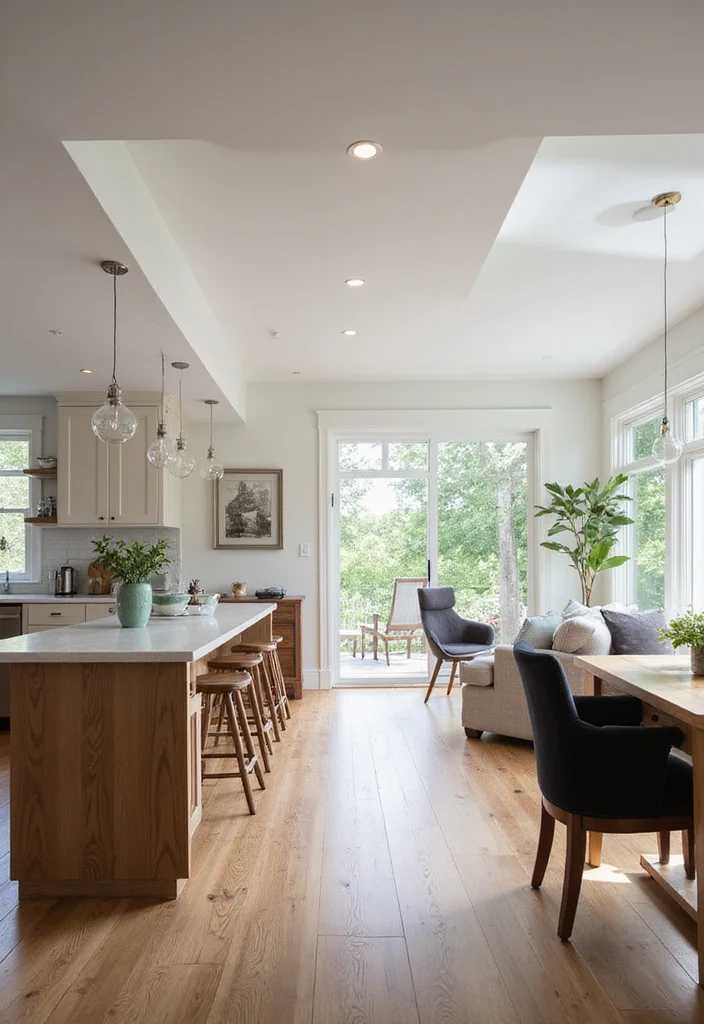 10 Stunning Modern Farmhouse Decor Ideas to Transform Your Home Instantly - 10. Create an Open Concept Layout