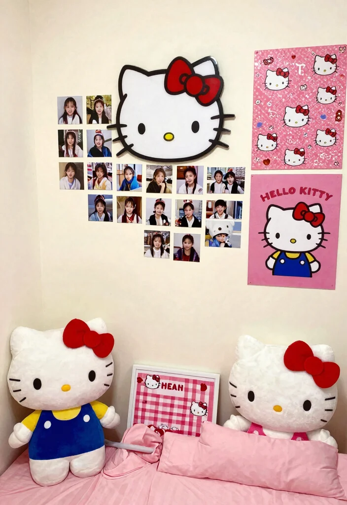 12 Trendy Hello Kitty Room Inspiration Ideas You’ll Want to Steal ASAP! - 12. Personal Touches