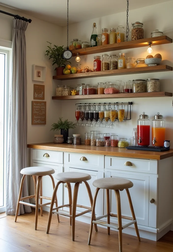 15 Stunning Bar Ideas for Home That Will Make You the Ultimate Host! - 13. Family-Friendly Bar