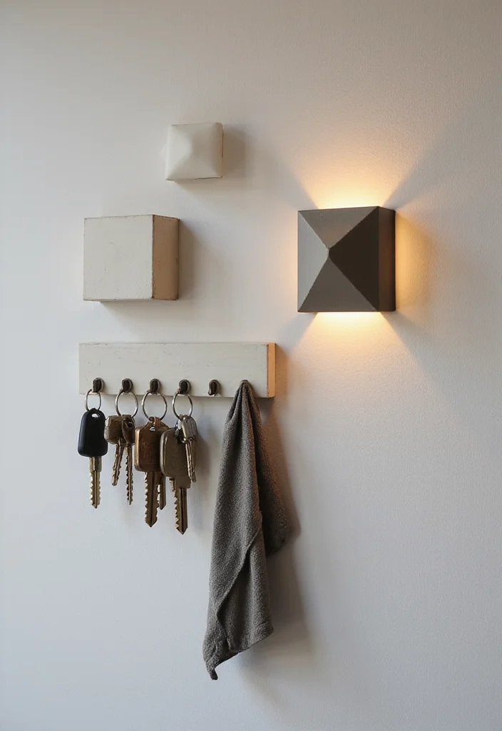 15 Stylish Key Holder Ideas That Will Transform Your Entryway (You Won't Believe #4!) - 4. Artful Key Organizer