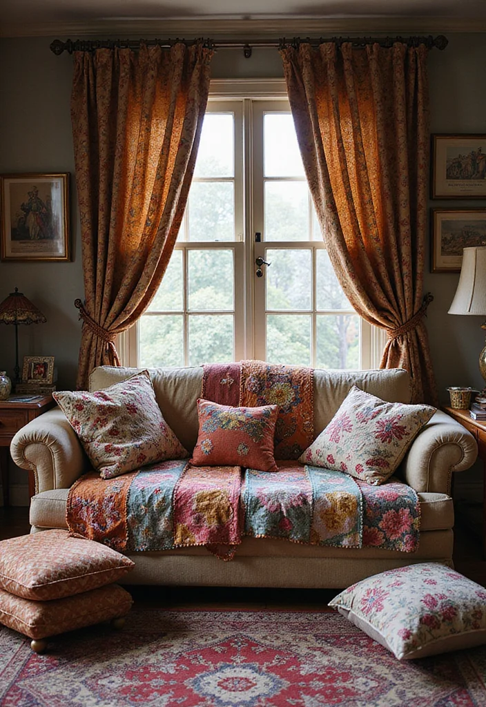 7 Stunning Vintage Home Inspiration Ideas to Transform Your Home Instantly - 6. Incorporate Vintage Textiles