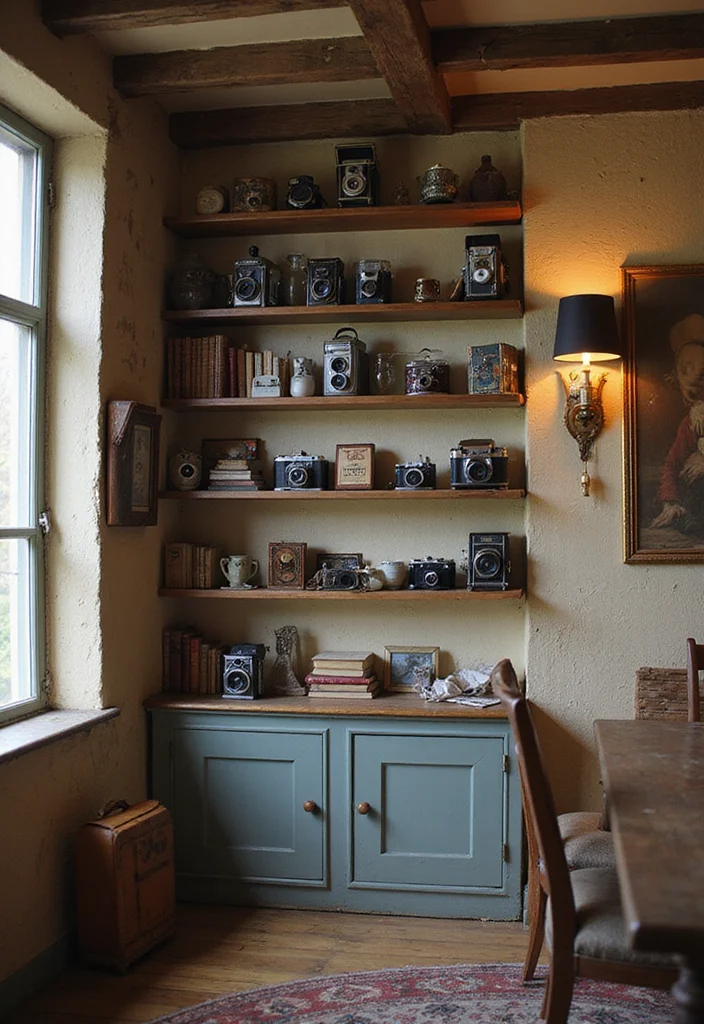 7 Stunning Vintage Home Inspiration Ideas to Transform Your Home Instantly - 7. Create a Vintage Gallery of Collections