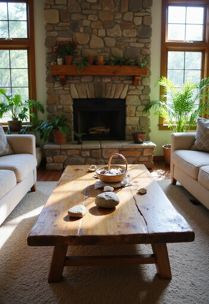 10 Elegant Rustic Home Decor Ideas That'll Transform Your Space Into a Cozy Retreat! - 5. Incorporating Natural Elements 1