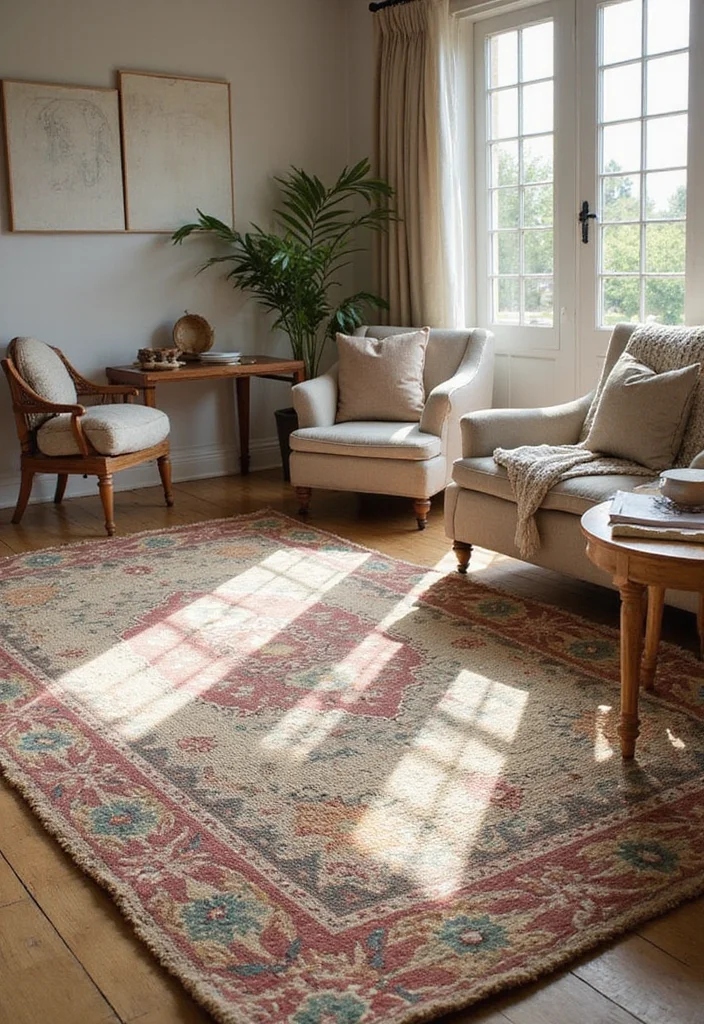 10 Elegant Rustic Home Decor Ideas That'll Transform Your Space Into a Cozy Retreat! - 6. Layered Rugs for Texture 1