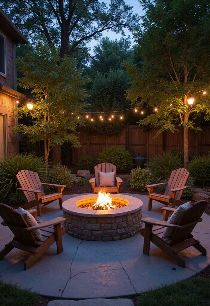 10 Gorgeous Backyard Seating Area Ideas You Can Try Today! - 1. Cozy Fire Pit Lounge 1