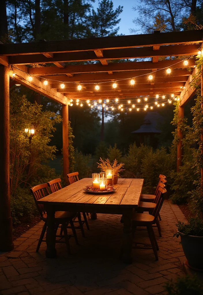 10 Stunning Outdoor Lighting Ideas to Transform Your Home Instantly - 1. String Lights for a Magical Ambiance 1