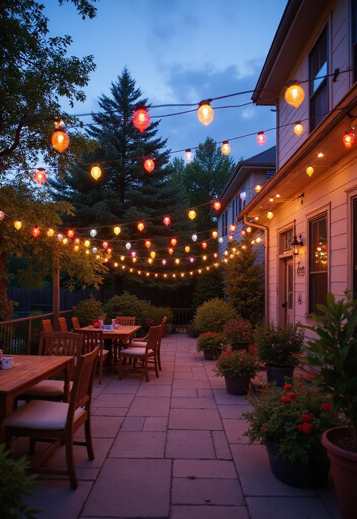 10 Stunning Outdoor Lighting Ideas to Transform Your Home Instantly - 10. Colorful Accent Lights 1