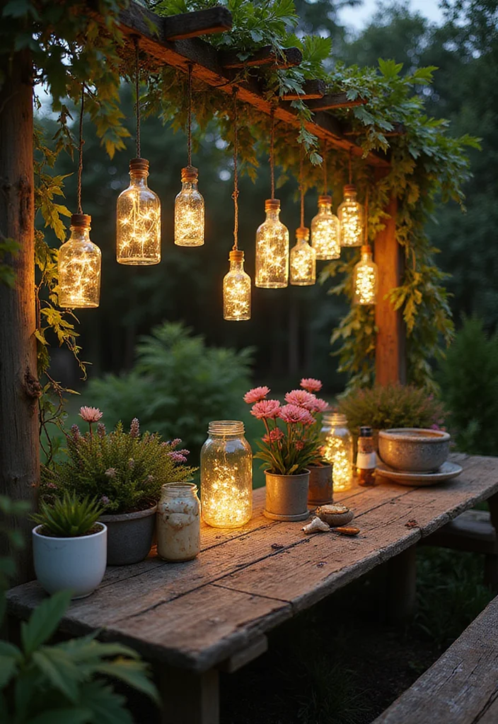 10 Stunning Outdoor Lighting Ideas to Transform Your Home Instantly - 8. Unique Upcycled Lighting 1
