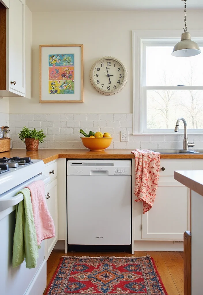 10 Stunning Small Kitchen Decorating Ideas to Transform Your Home Instantly - 2. Play with Colorful Accents 1