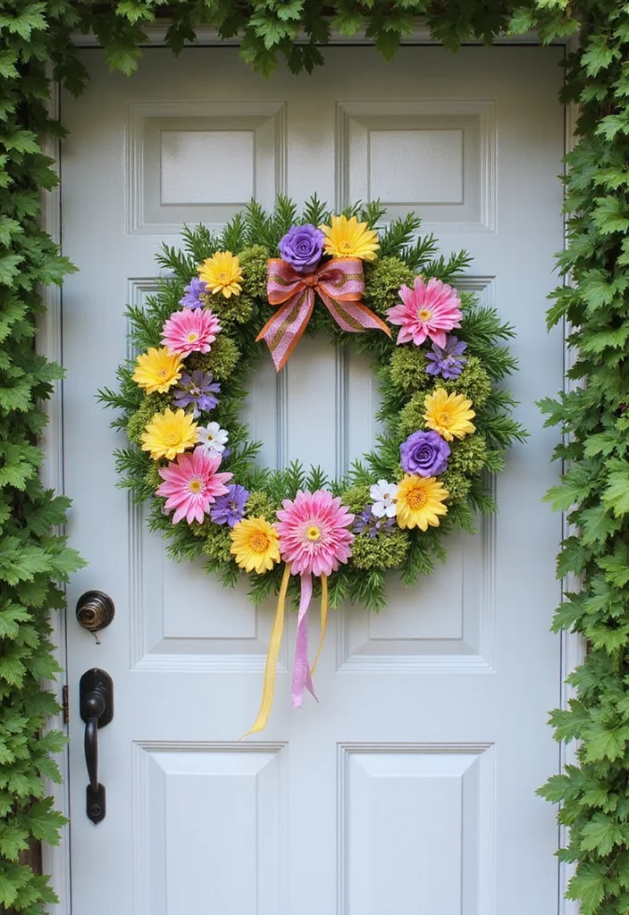 11 Vibrant Spring Decor Ideas to Bring the Outdoors In! - 8. DIY Spring Wreaths 1