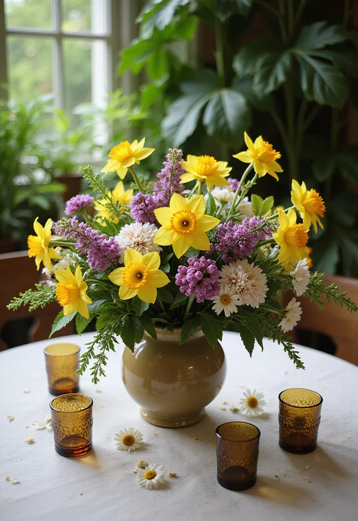 12 Stunning Spring Table Decor Ideas That Will Leave Your Guests in Awe! - 2. Floral Explosion 1