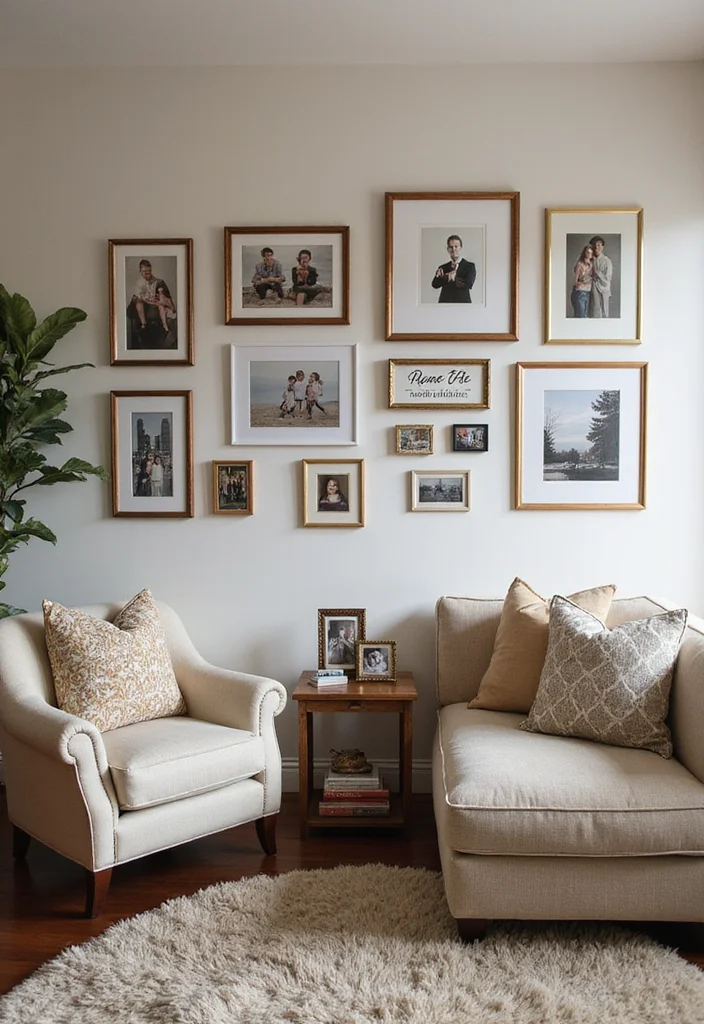 15 Luxury Living Room Ideas That Will Make Your Friends Green with Envy! - 9. Personal Touches 1