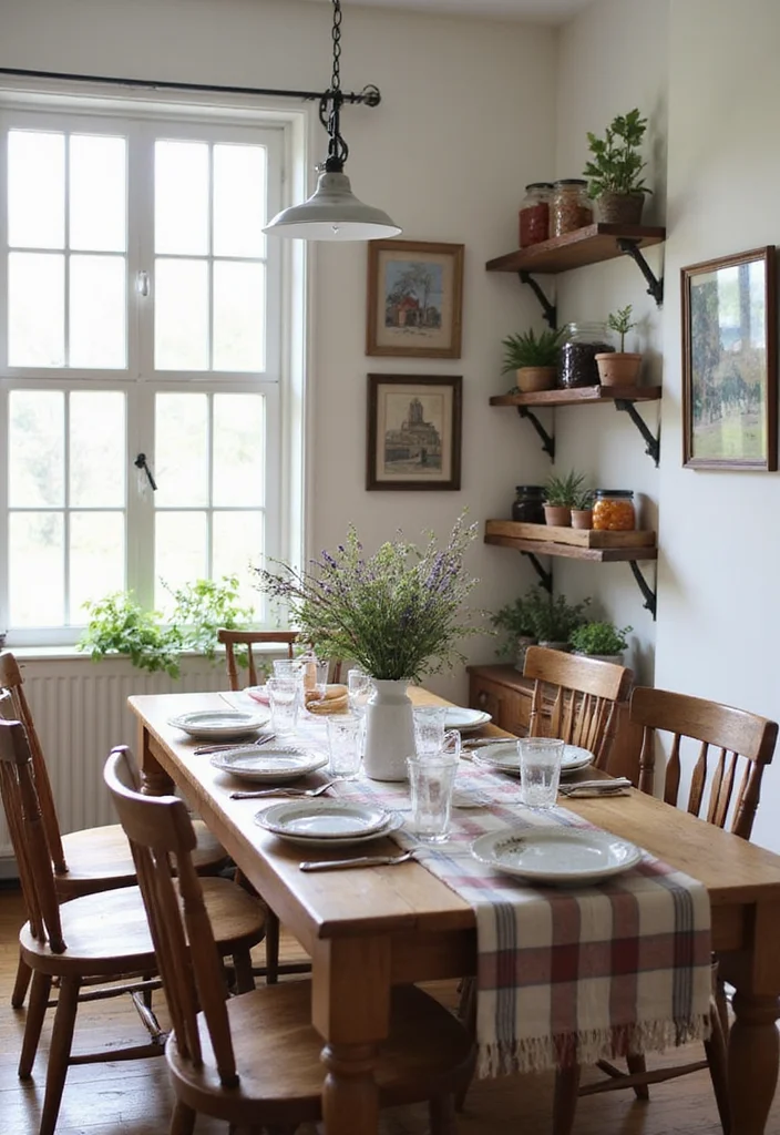 8 Stunning Rustic Dining Room Ideas to Transform Your Home Instantly! - 3. Farmhouse-Inspired Decor 1