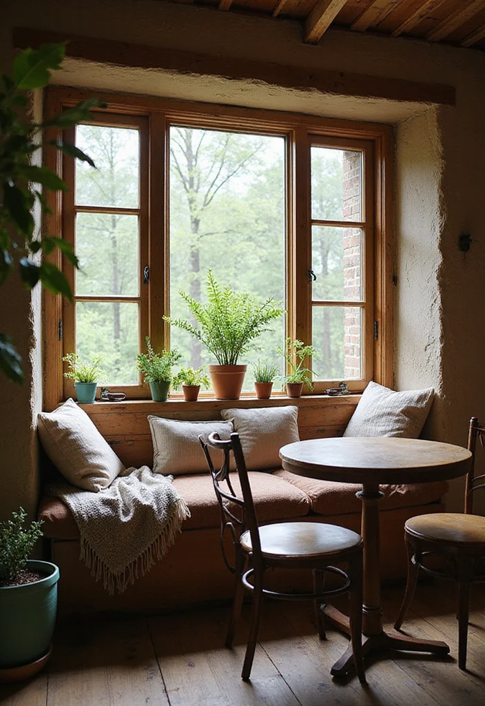 8 Stunning Rustic Dining Room Ideas to Transform Your Home Instantly! - 7. Cozy Nooks 1