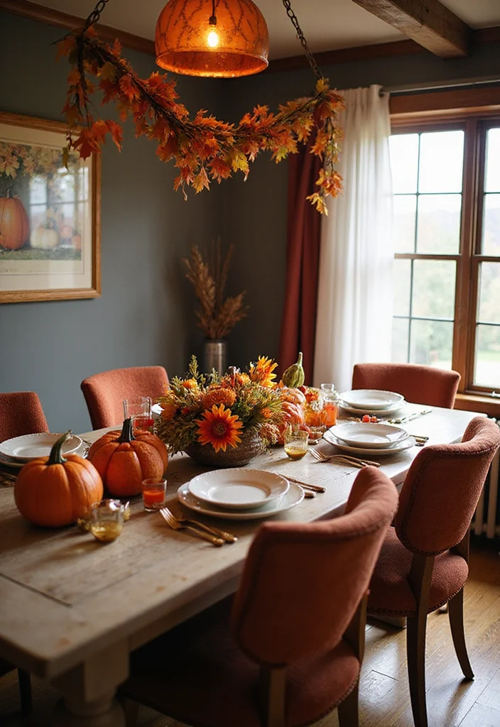 8 Stunning Rustic Dining Room Ideas to Transform Your Home Instantly! - 8. Seasonal Decor Changes 1