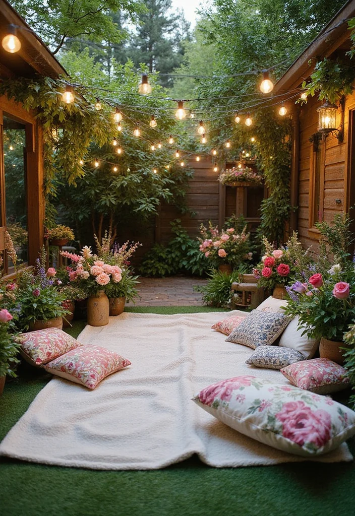 12 Stunning Valentine's Party Decor Ideas That Will Make Your Guests Fall in Love! - 12. Enchanted Garden Setup 1