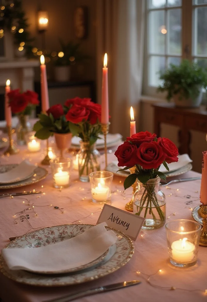 12 Stunning Valentine's Party Decor Ideas That Will Make Your Guests Fall in Love! - 2. Romantic Table Settings 1
