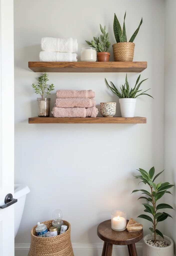 21 Stunning Bathroom Decorating Ideas That'll Transform Your Space (You'll Love #13!) - 4. Utilize Open Shelving 1