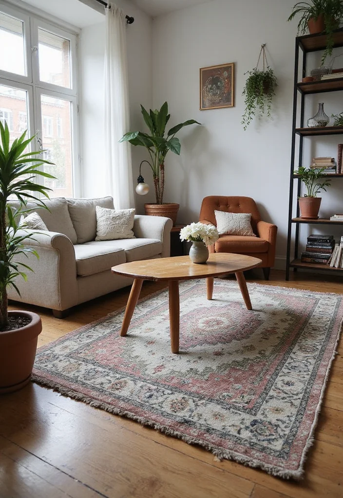 10 Apartment Decorating Ideas That Will Transform Your Tiny Space (You Won't Believe #5!) - 8. Use of Rugs: Defining Spaces 1