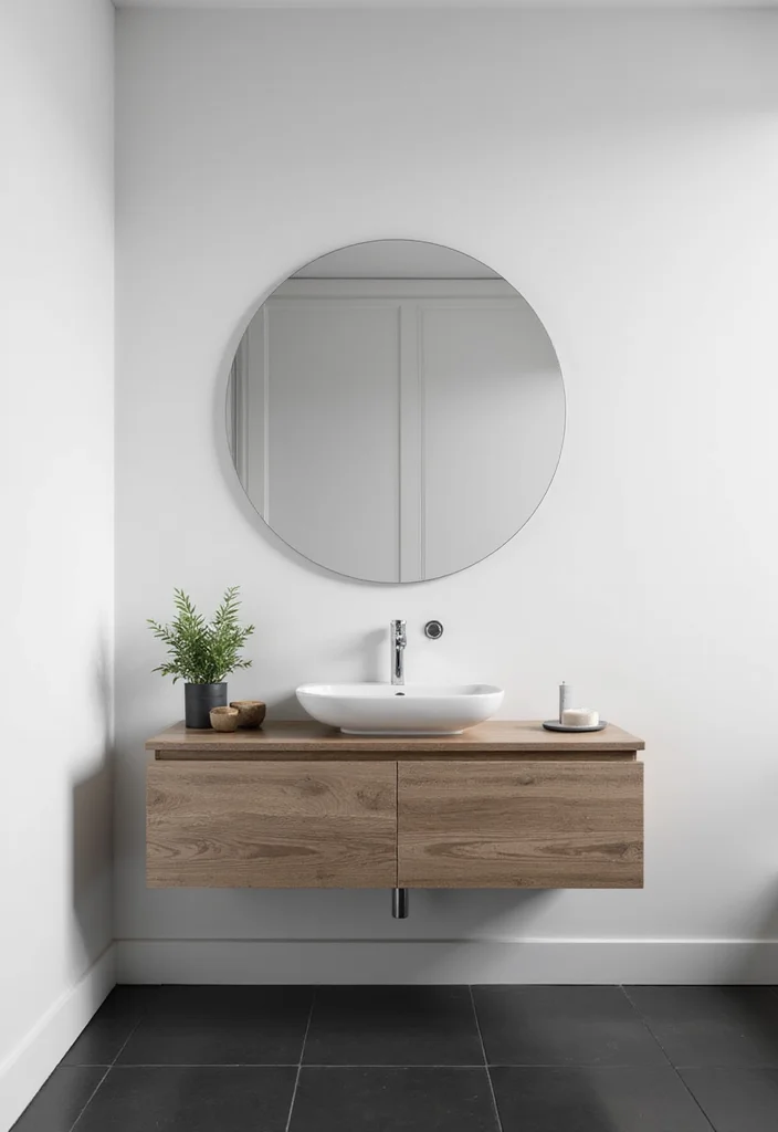 10 Guest Bathroom Ideas That Instantly Impress Visitors - 2. Modern Minimalism 1