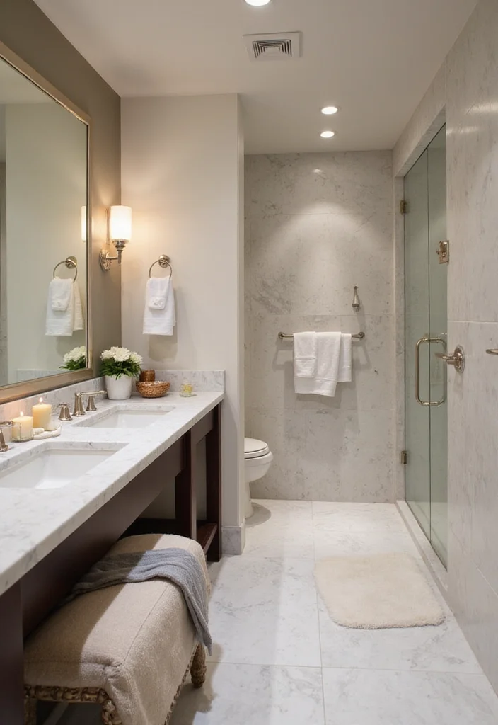 10 Guest Bathroom Ideas That Instantly Impress Visitors - 7. Luxurious Touches 1
