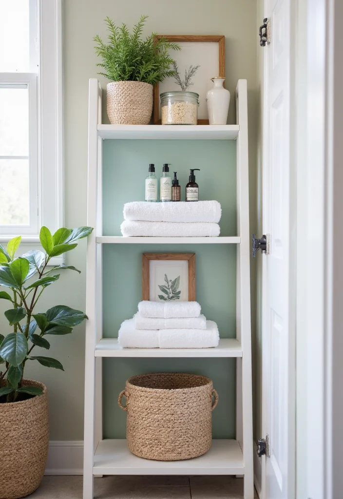 10 Insanely Clever Compact Bathroom Ideas That Will Maximize Every Inch! - 2. Vertical Shelving Units 1
