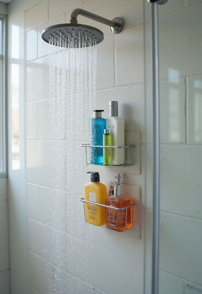 10 Insanely Clever Compact Bathroom Ideas That Will Maximize Every Inch! - 7. Shower Caddies and Organizers 1