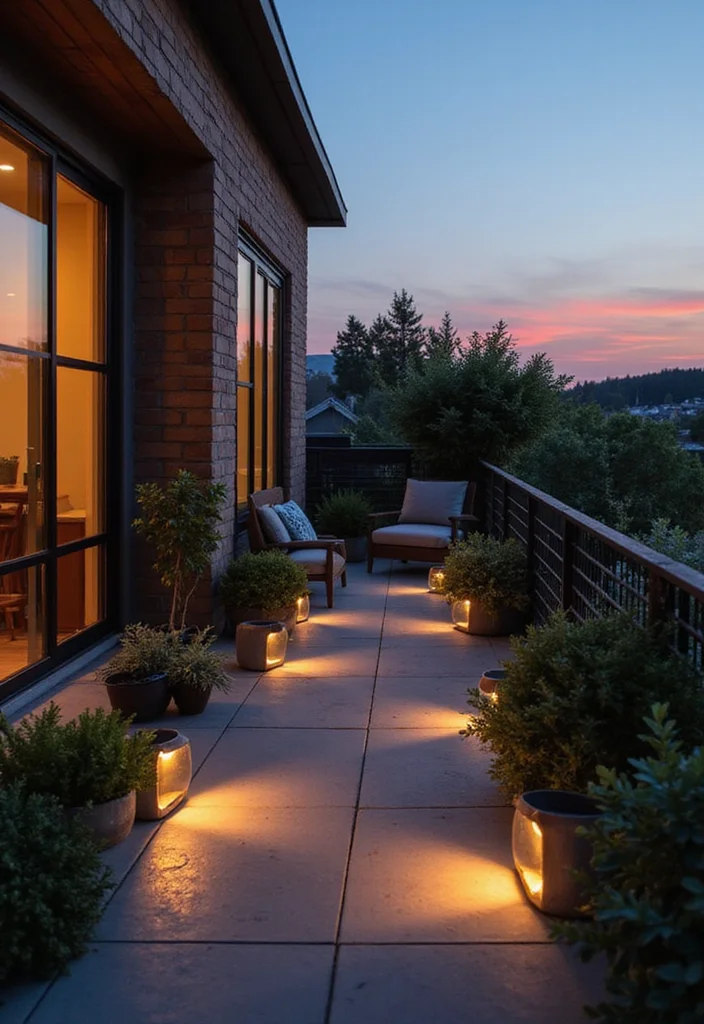12 Balcony Lighting Ideas That Will Transform Your Outdoor Oasis! - 3. Solar-Powered Path Lights 1
