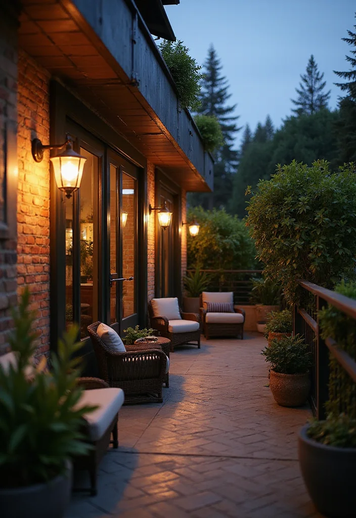12 Balcony Lighting Ideas That Will Transform Your Outdoor Oasis! - 6. Chic Wall Sconces 1