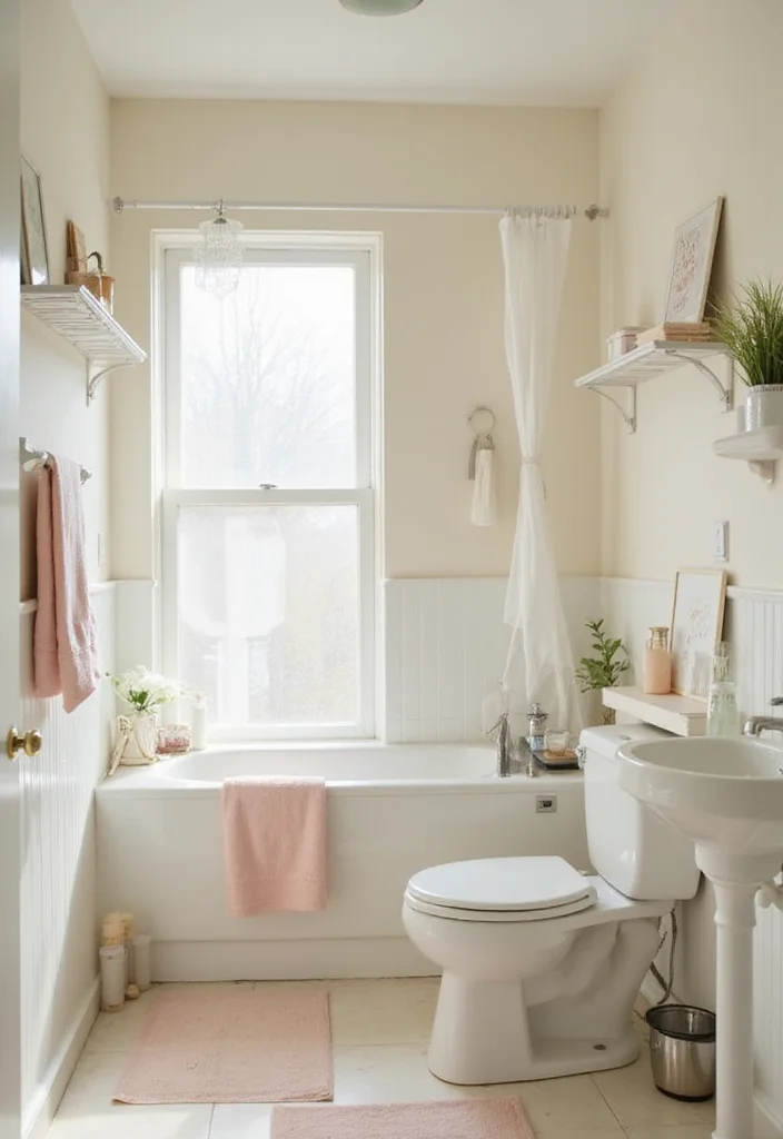 12 Space-Saving Bathroom Ideas for Small Apartments That Make Tiny Bathrooms Feel Huge - 10. Color Schemes that Expand Space 1