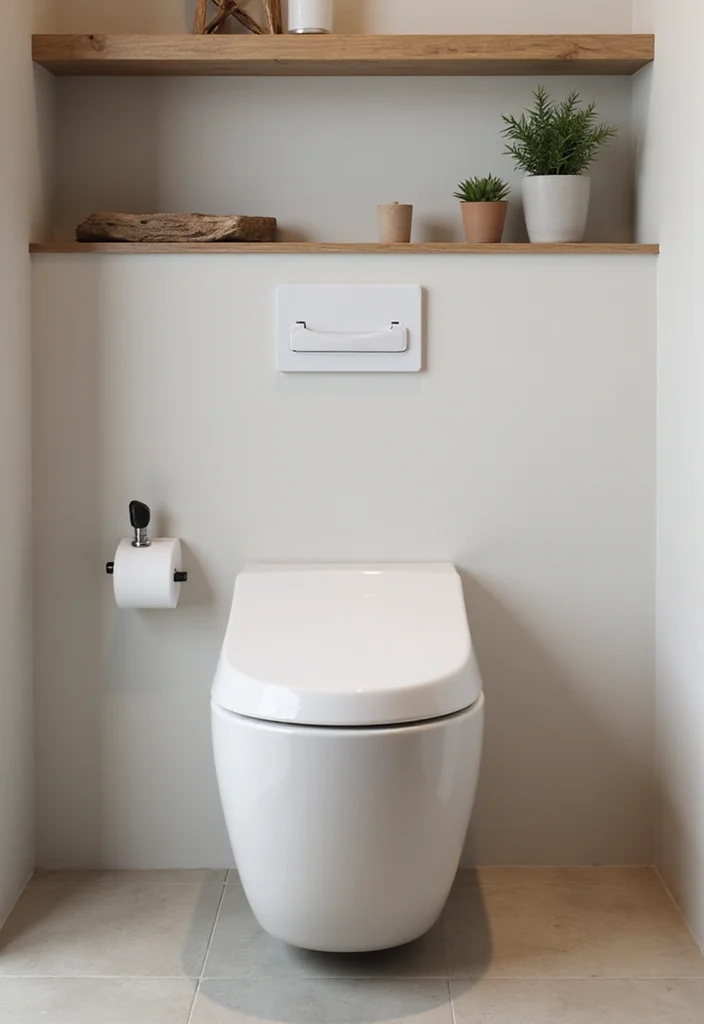 12 Space-Saving Bathroom Ideas for Small Apartments That Make Tiny Bathrooms Feel Huge - 5. Compact Toilets: Saving Space in Style 1