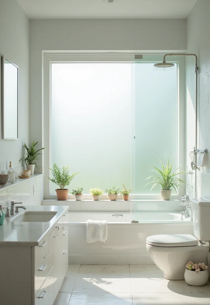 12 Space-Saving Bathroom Ideas for Small Apartments That Make Tiny Bathrooms Feel Huge - 6. Creative Use of Natural Light 1