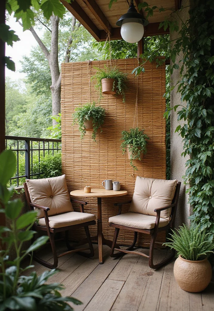 12 Stunning Balcony Privacy Ideas That Will Make Your Space Feel Like a Retreat (#5 Is a Game Changer!) - 2. Bamboo Screens 1