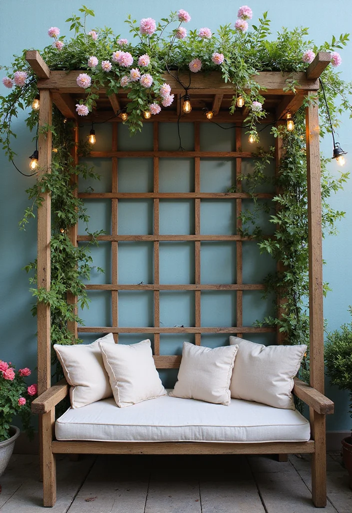 12 Stunning Balcony Privacy Ideas That Will Make Your Space Feel Like a Retreat (#5 Is a Game Changer!) - 6. Garden Trellis 1