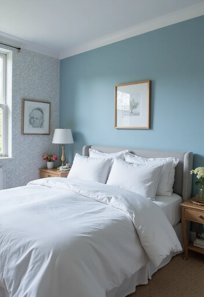 13 Bedroom Decorating Ideas That Will Transform Your Space on a Budget! - 10. Fresh Paint or Wallpaper 1