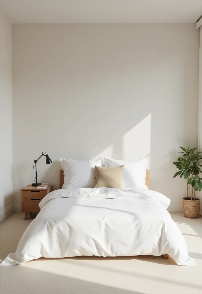 13 Bedroom Decorating Ideas That Will Transform Your Space on a Budget! - 13. Embrace Minimalism 1