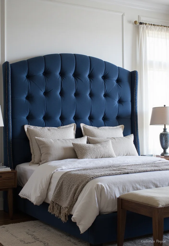 13 Bedroom Decorating Ideas That Will Transform Your Space on a Budget! - 7. Add a Statement Headboard 1