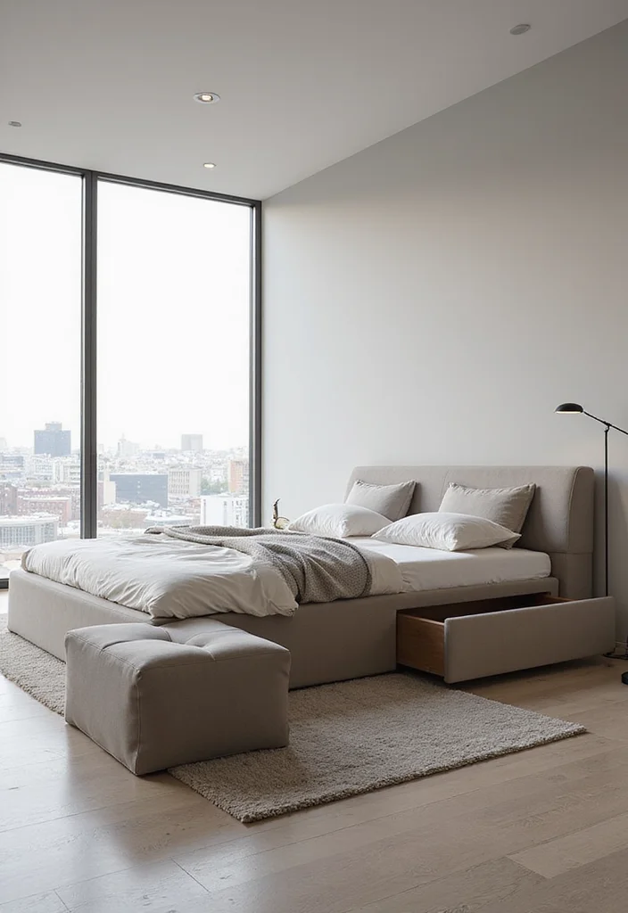 13 Bedroom Decorating Ideas That Will Transform Your Space on a Budget! - 9. Use Multi-Functional Furniture 1