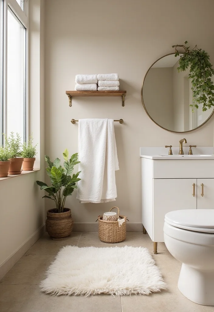 15 Stunning Apartment Bathroom Ideas That'll Transform Your Small Space Into a Spa! - 1. Calming Neutral Tones 1