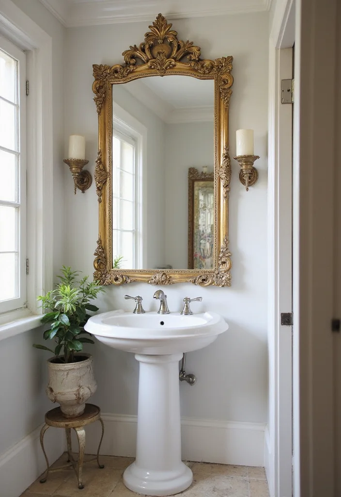 15 Stunning Apartment Bathroom Ideas That'll Transform Your Small Space Into a Spa! - 13. Unique Mirrors 1