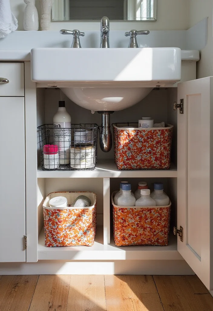 7 Small Bathroom Storage Solutions That Are Surprisingly Stylish! - 2. Under-Sink Storage: Hide the Clutter 1