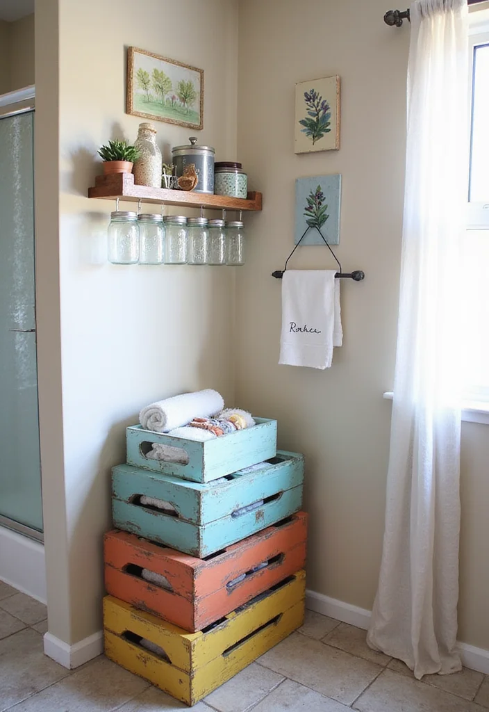 7 Small Bathroom Storage Solutions That Are Surprisingly Stylish! - 7. DIY Storage Solutions: Personal Touch 1
