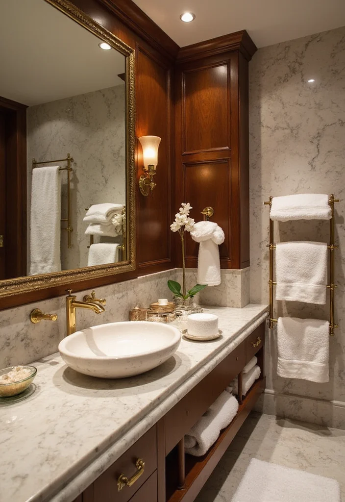 Modern Bathroom Ideas: 10 Luxury Designs You Won't Want to Miss! - 5. Luxurious Materials 1